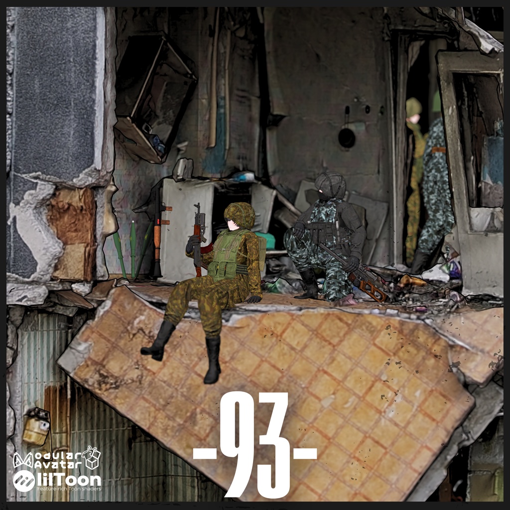 【2/25まで SALE 2500⇒2000】-93- 【男女6アバターフルセット】