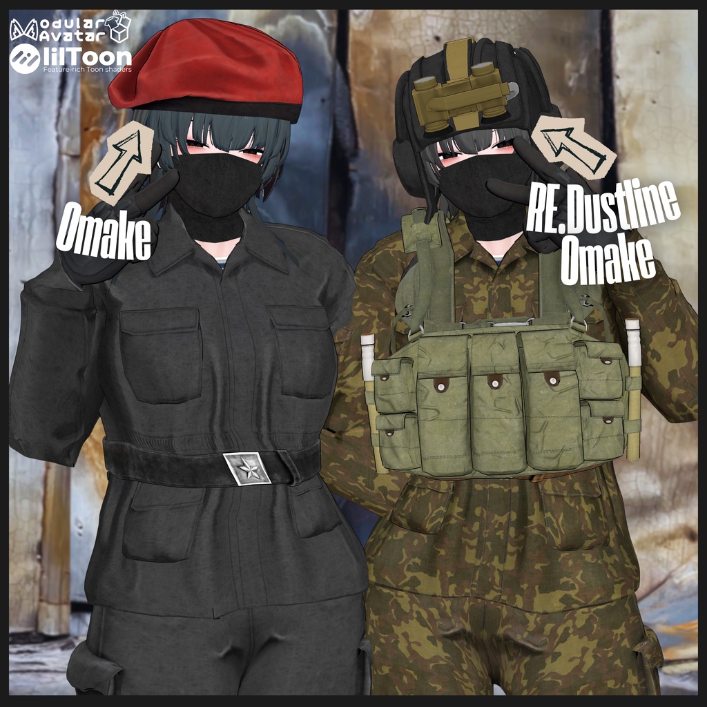 【2/25まで SALE 2500⇒2000】-93- 【男女6アバターフルセット】