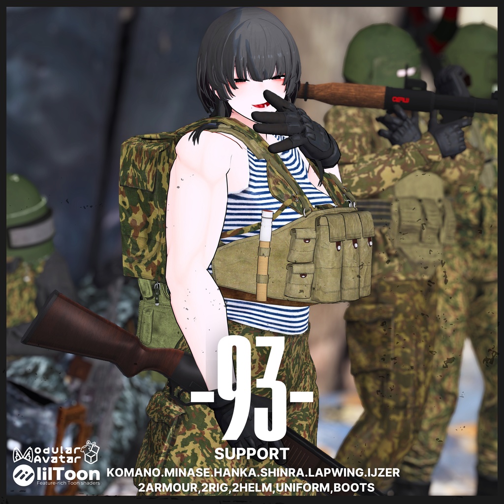 【2/25まで SALE 2500⇒2000】-93- 【男女6アバターフルセット】