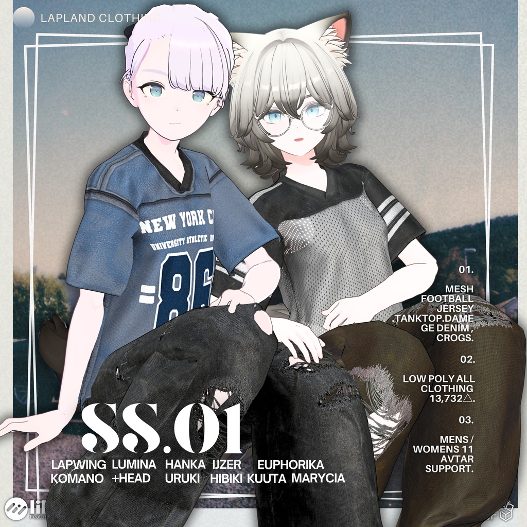 【5/29まで1500⇒1000】-SS.01-【11アバター対応】