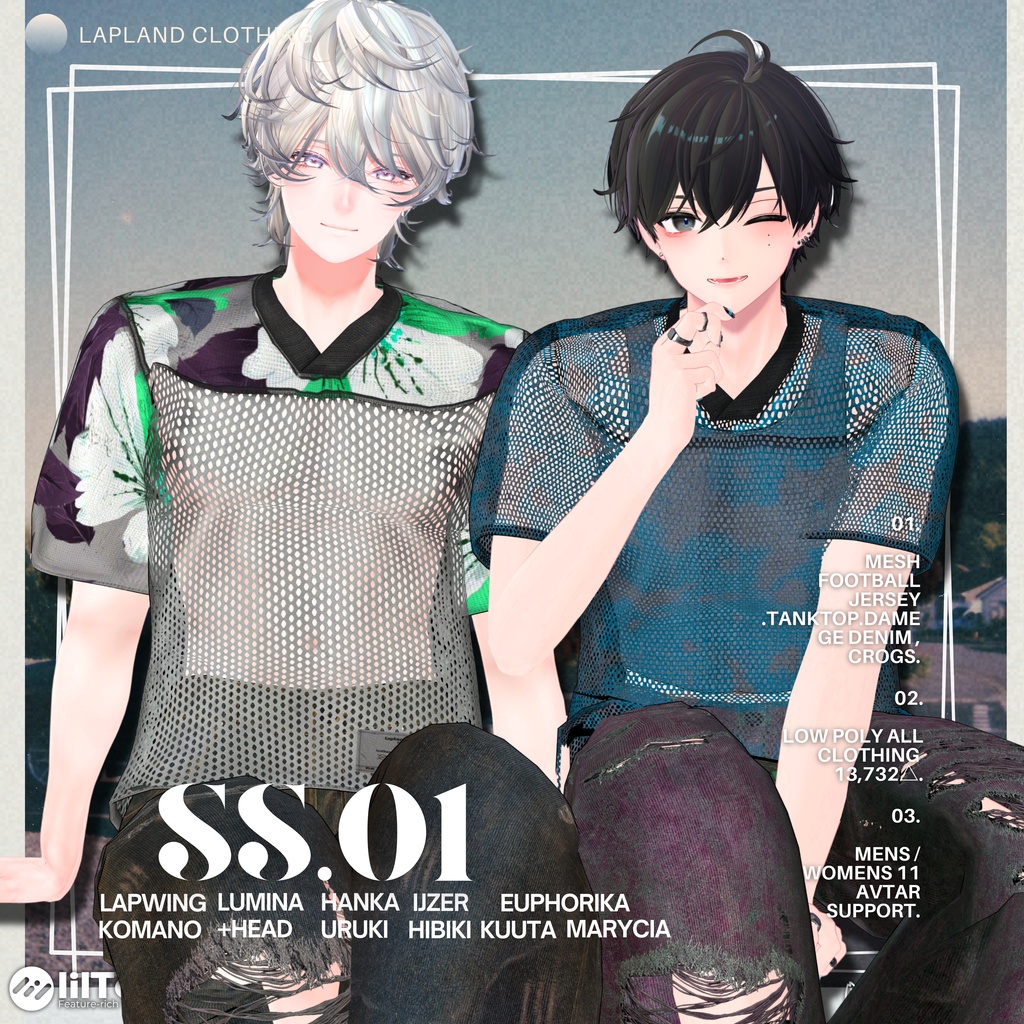 【5/29まで1500⇒1000】-SS.01-【11アバター対応】