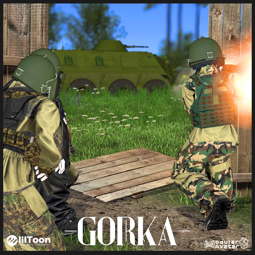 【アプデSALE 7/31まで1500⇒1000】-Gorka-【9アバターフルセット】