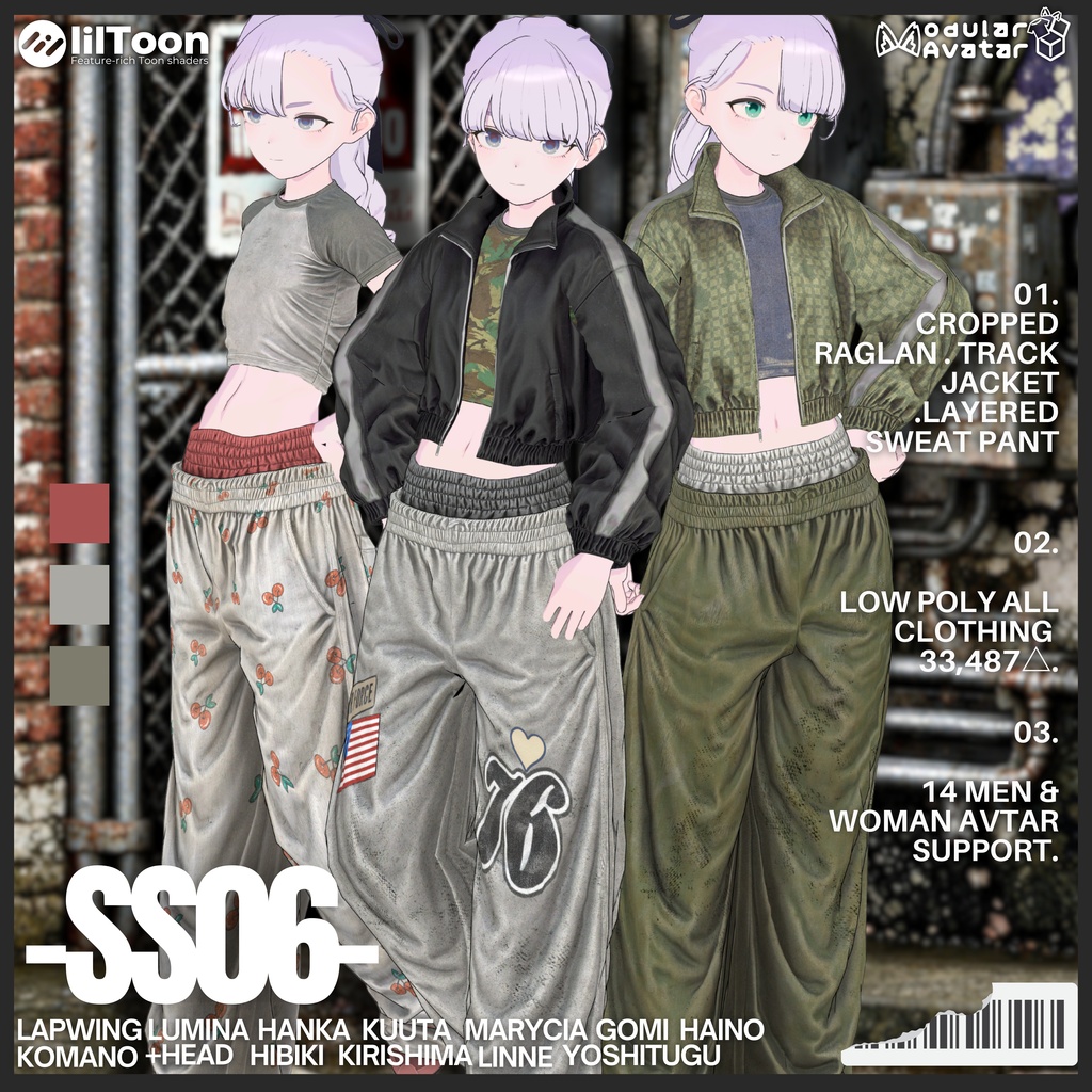 【8/31まで2000⇒1500】-SS06-【14アバターフルセット】