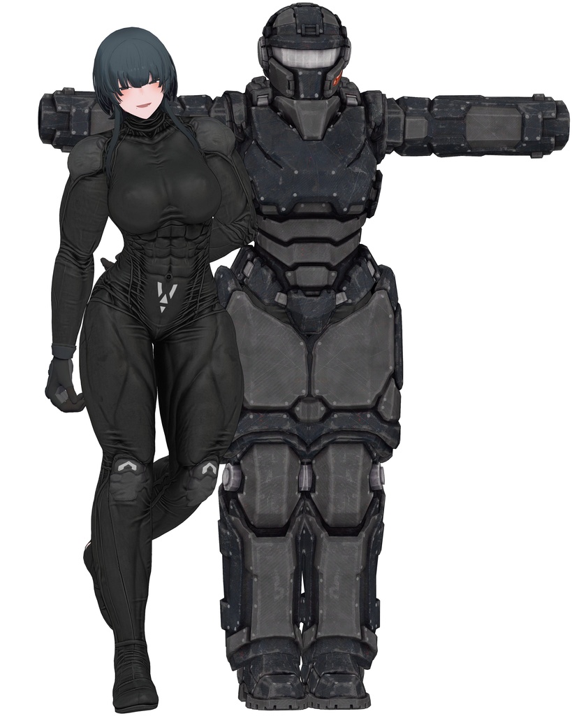 【9/15まで3000⇒2500】-Goliath-【ボディスーツ&アーマーフルセット】