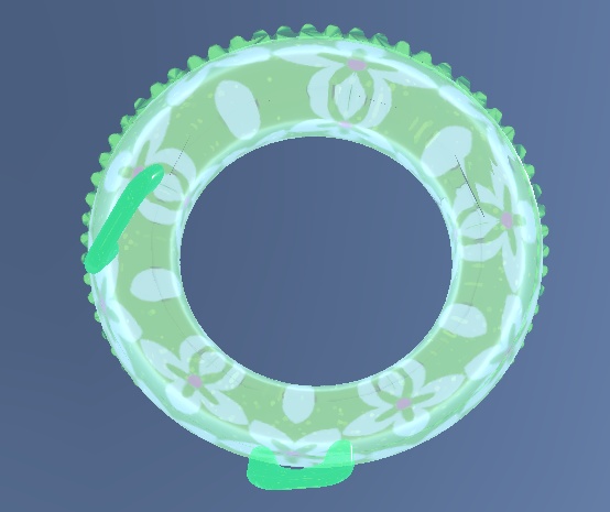 【VRChat想定】浮き輪【3Dモデル】