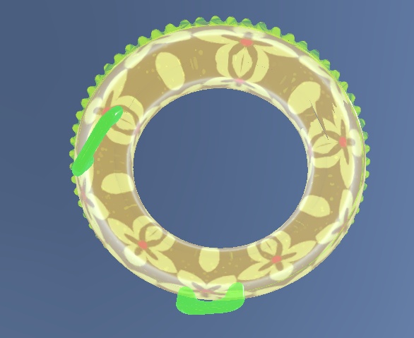 【VRChat想定】浮き輪【3Dモデル】