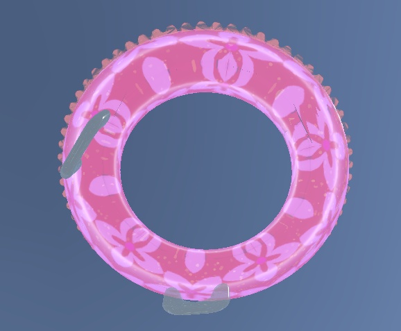 【VRChat想定】浮き輪【3Dモデル】