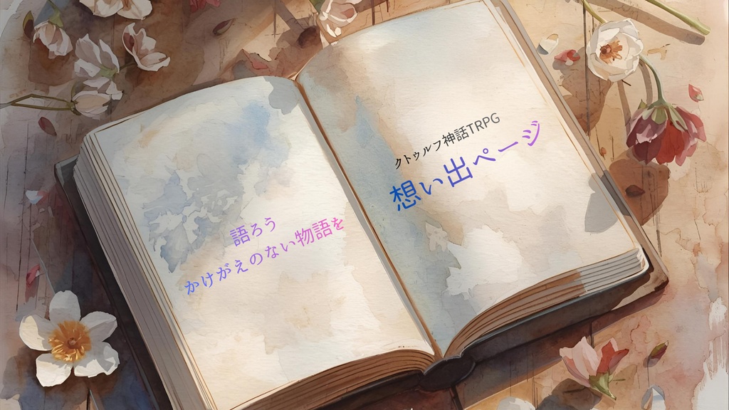 想い出ページ【クトゥルフ神話TRPG/6版】