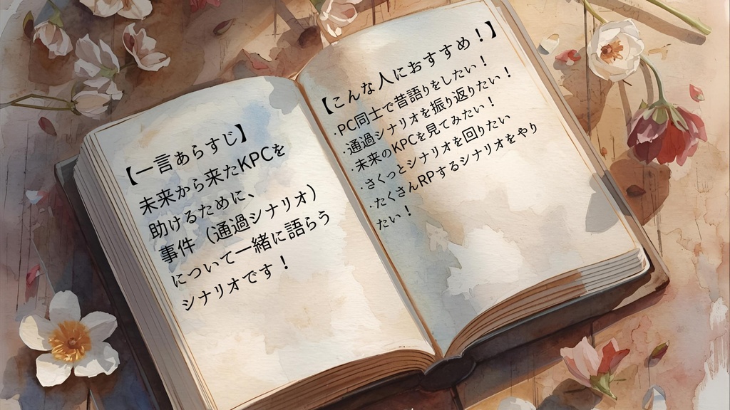 想い出ページ【クトゥルフ神話TRPG/6版】