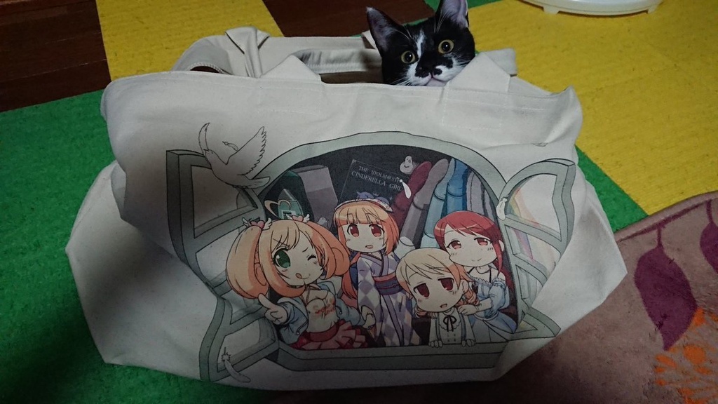 トートバッグ 森久保乃々 佐藤心 依田芳乃 三船美優 大容量バッグ チャック