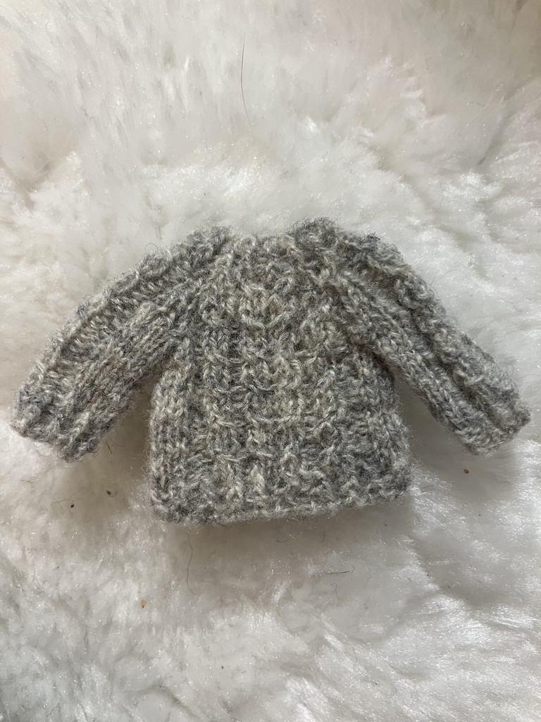 模様編みカシミヤ セーター オビツ11size