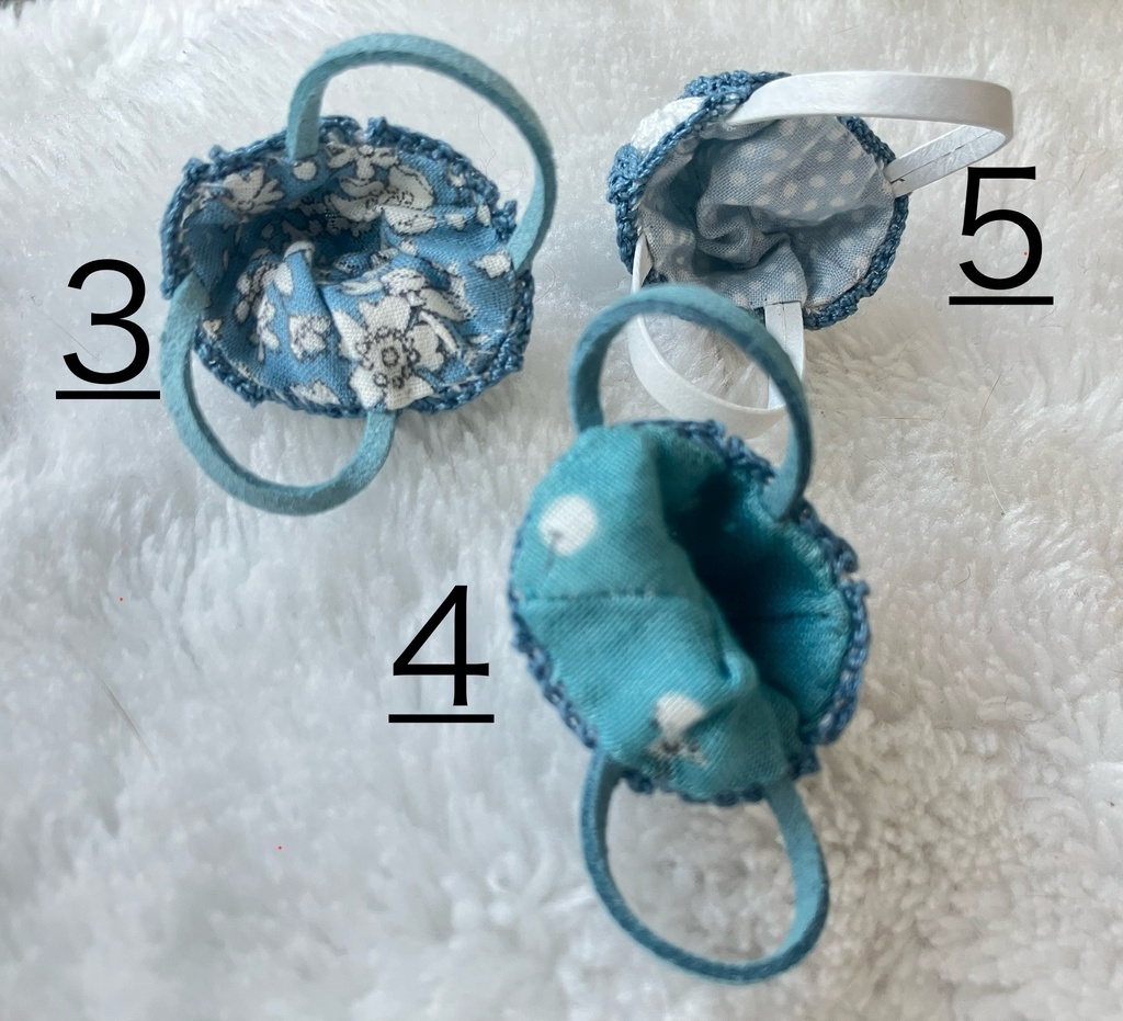 レース編みニットバック