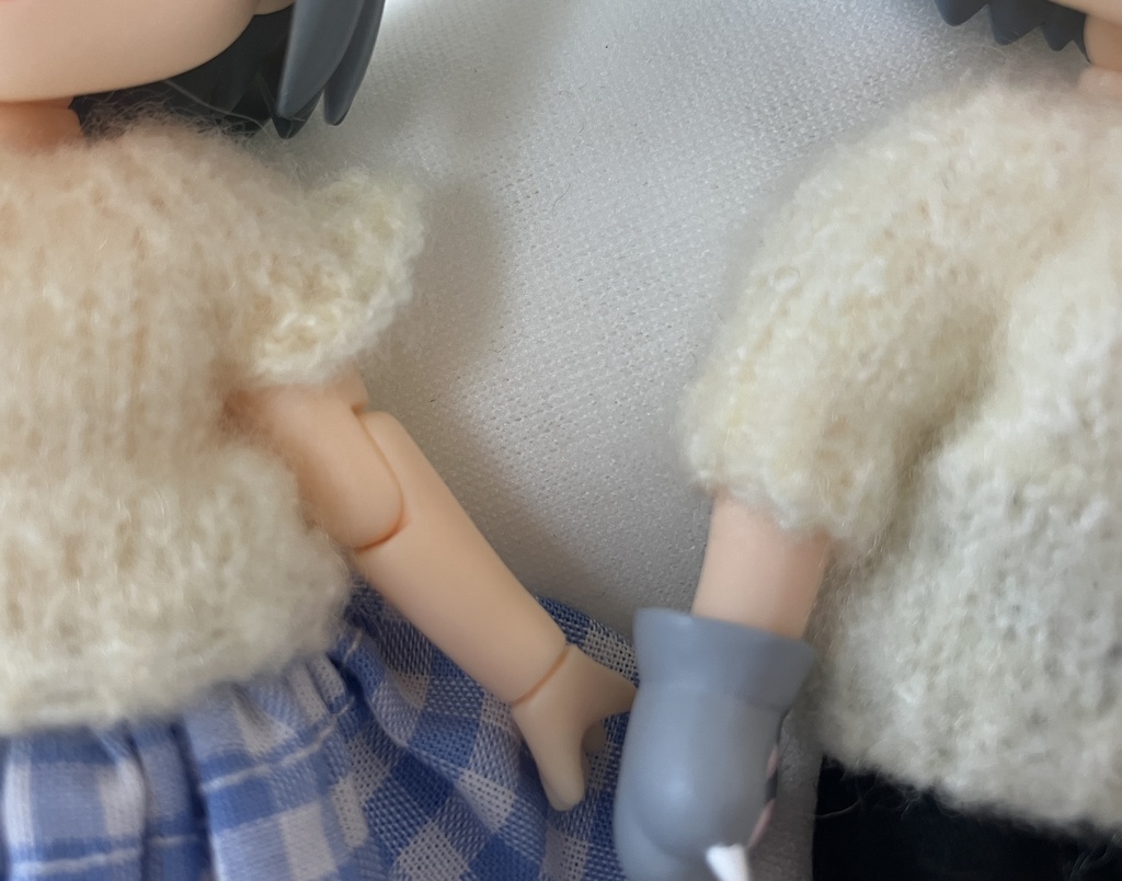 モヘア半袖セーター