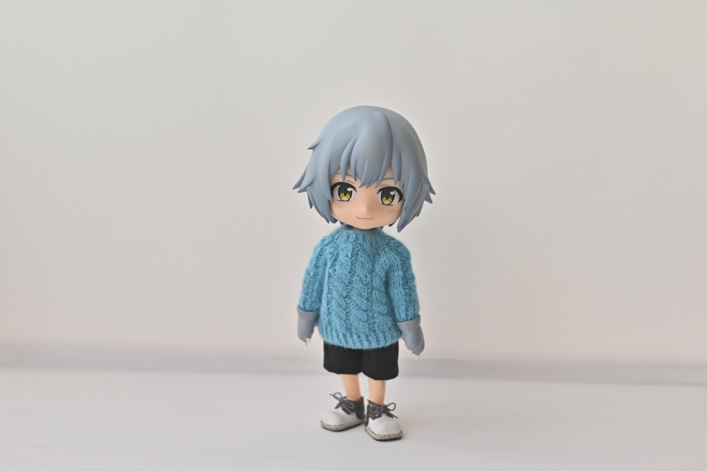 カシミヤ縄編みセーター(オビツ11・ねんどろいどサイズ)