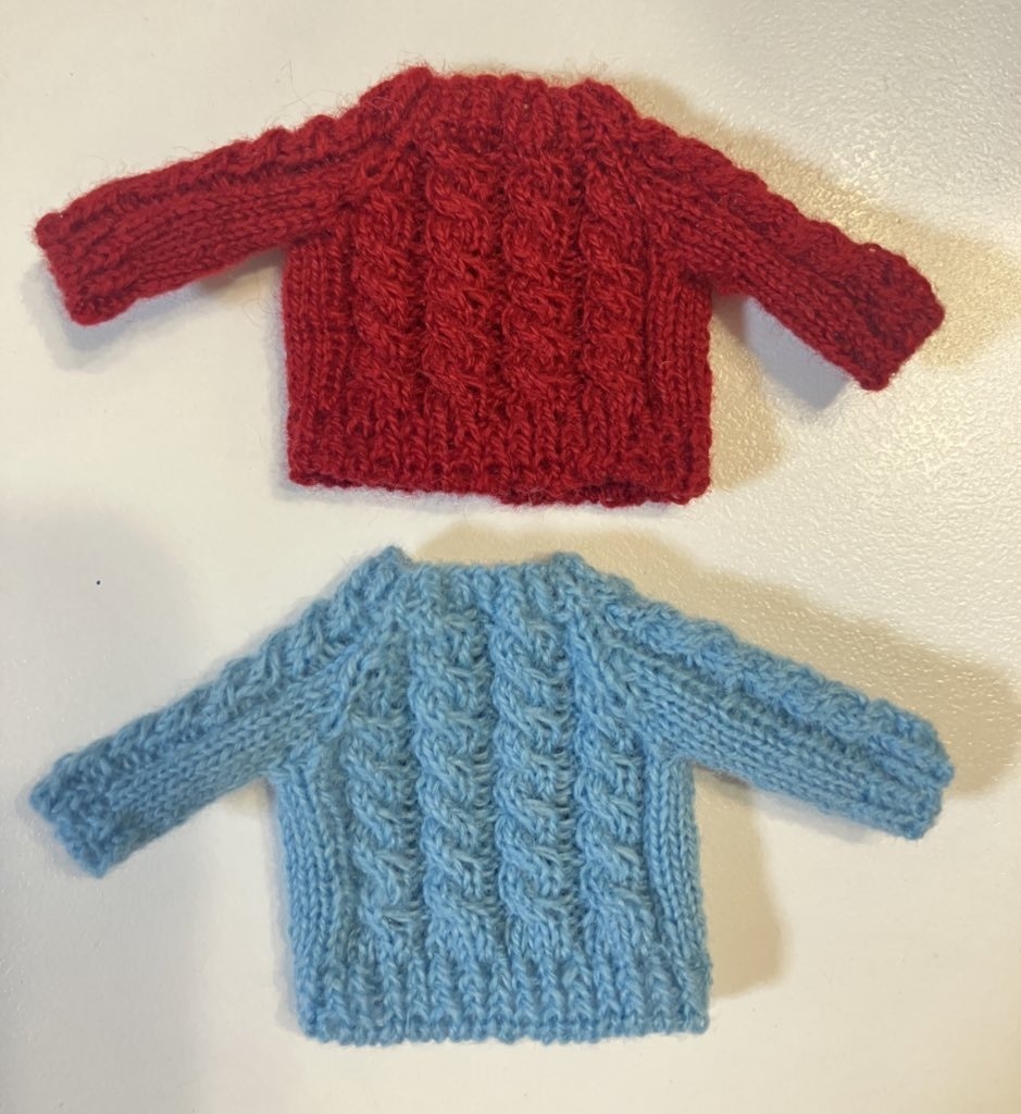 カシミヤ縄編みセーター(オビツ11・ねんどろいどサイズ)