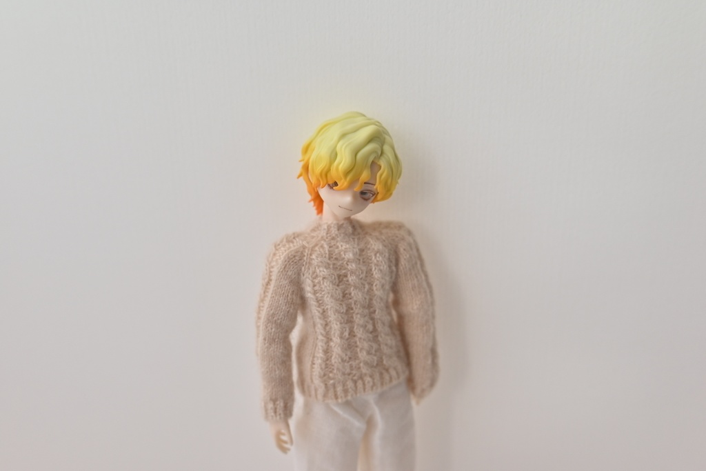 カシミヤ縄編みセーター(シチリアボティサイズ)