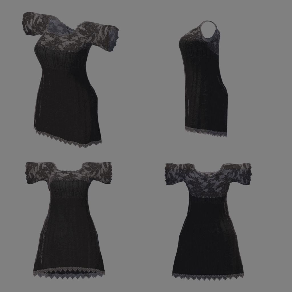 「桔梗」ちゃん用 クロスチュニック×レギンスパンツ