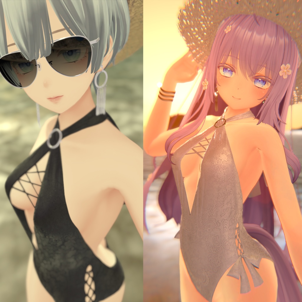 モノキニワンピース水着