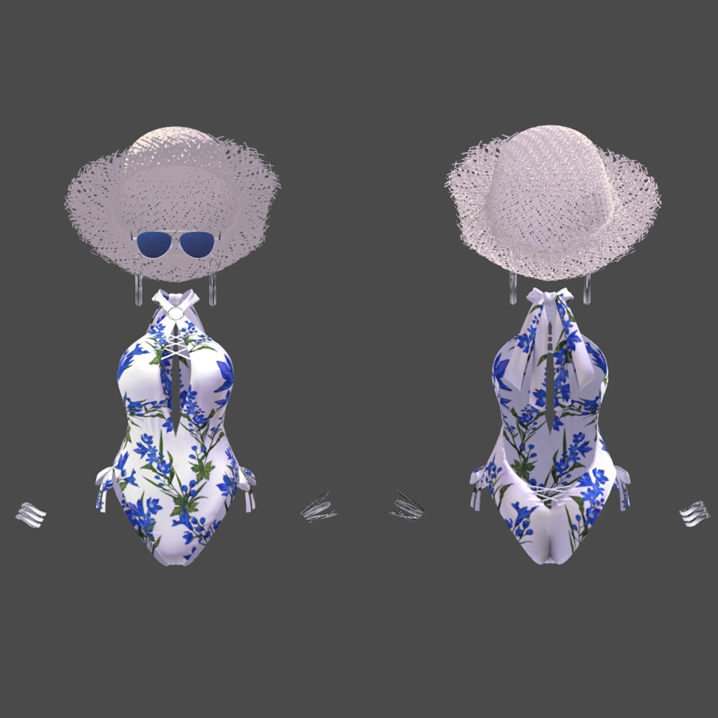 モノキニワンピース水着