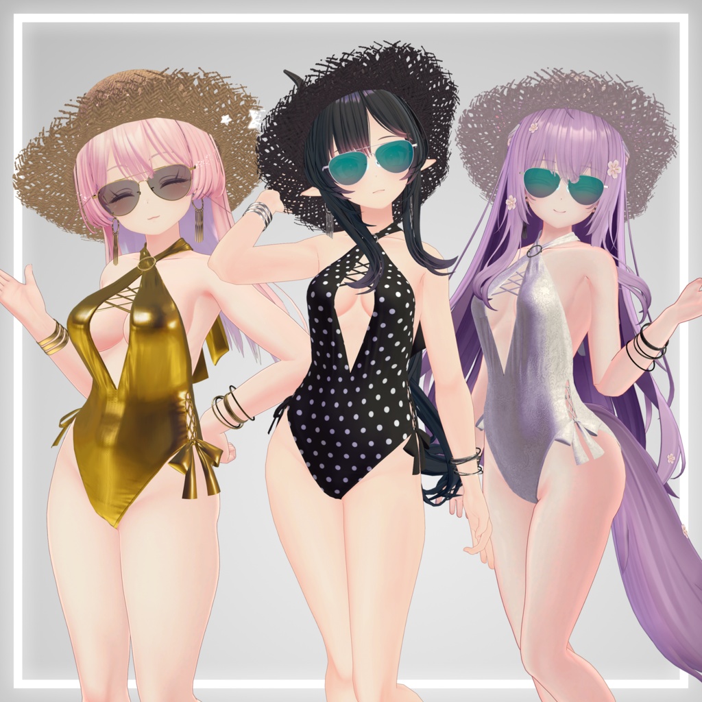 モノキニワンピース水着