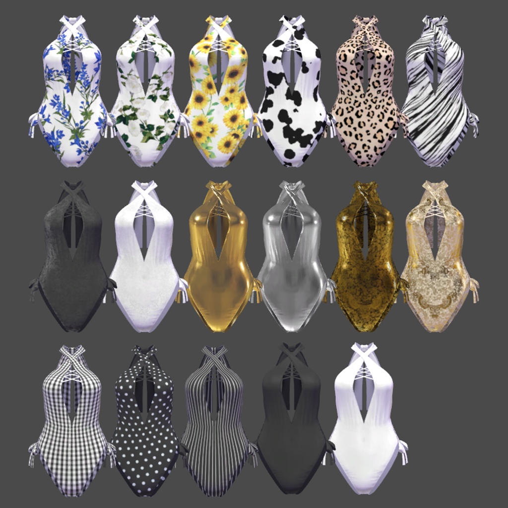 モノキニワンピース水着