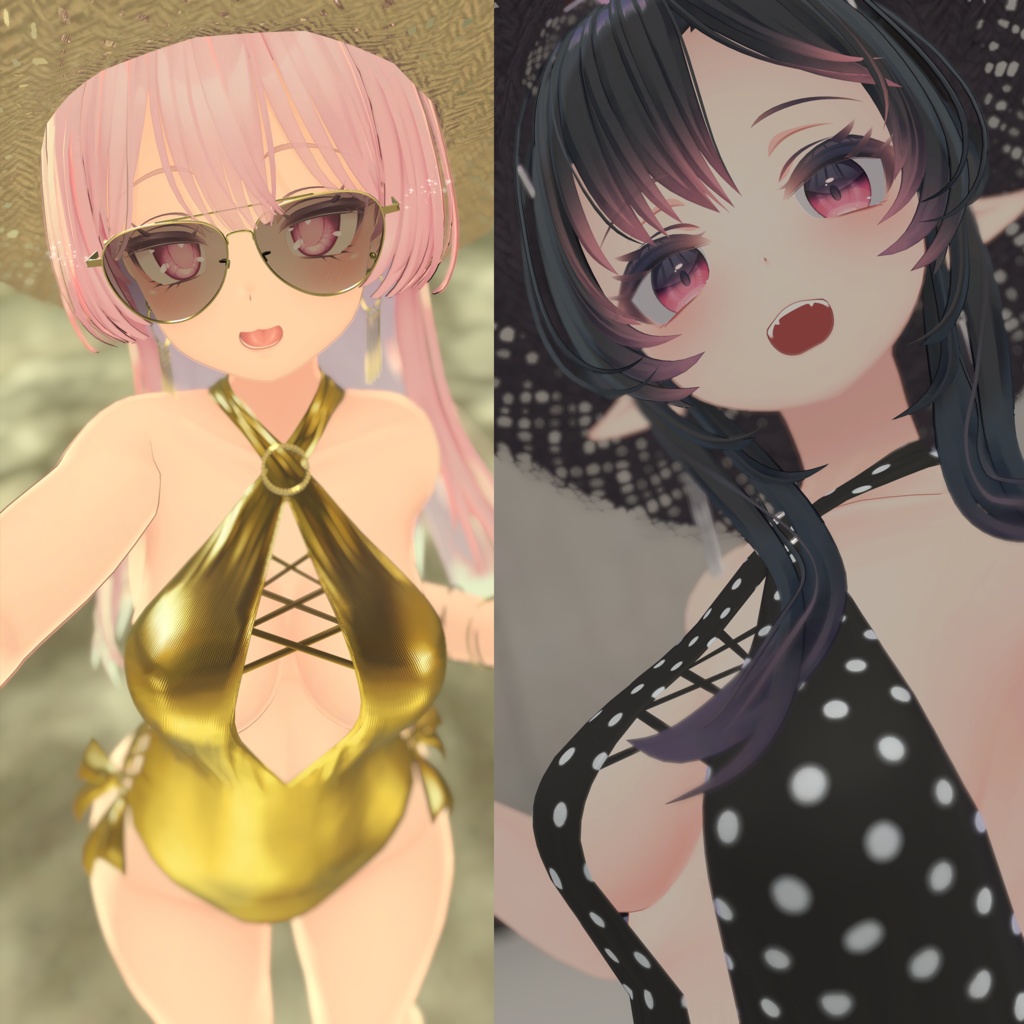 モノキニワンピース水着