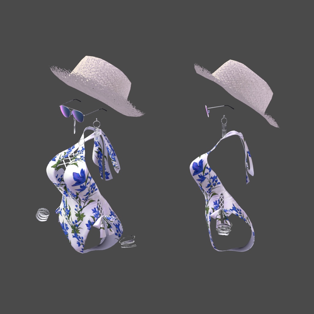 モノキニワンピース水着