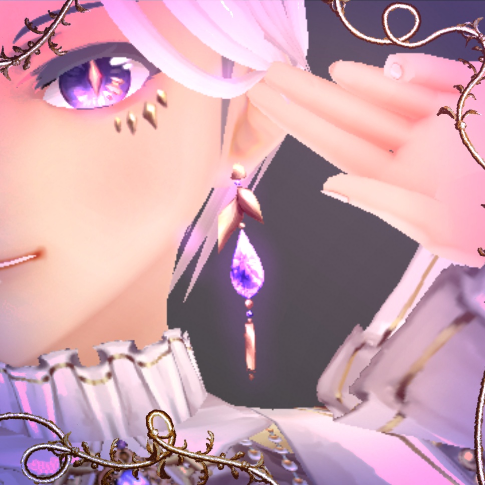 [ VROID ] Earrings Set for Light Academia |  ライトアカデミア ピアス