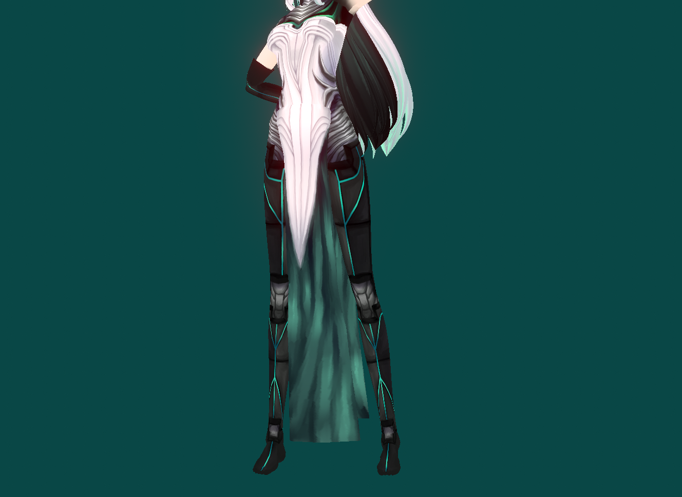 [ VROID ] Cyborg Queen Set [Green, Blue, Red, Pink & Purple] |サイボーグクイーン ...