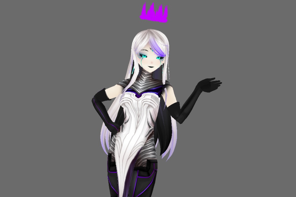 [ VROID ] Cyborg Queen Set [Green, Blue, Red, Pink & Purple] |サイボーグクイーン ...