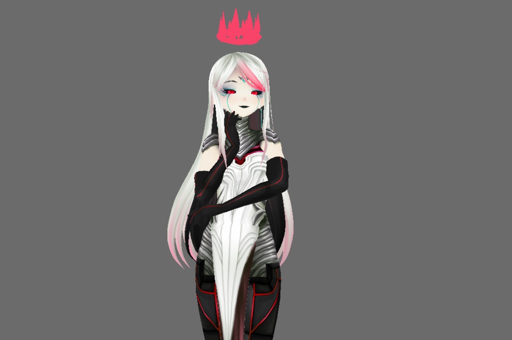 [ VROID ] Cyborg Queen Set [Green, Blue, Red, Pink & Purple] |サイボーグクイーン ...