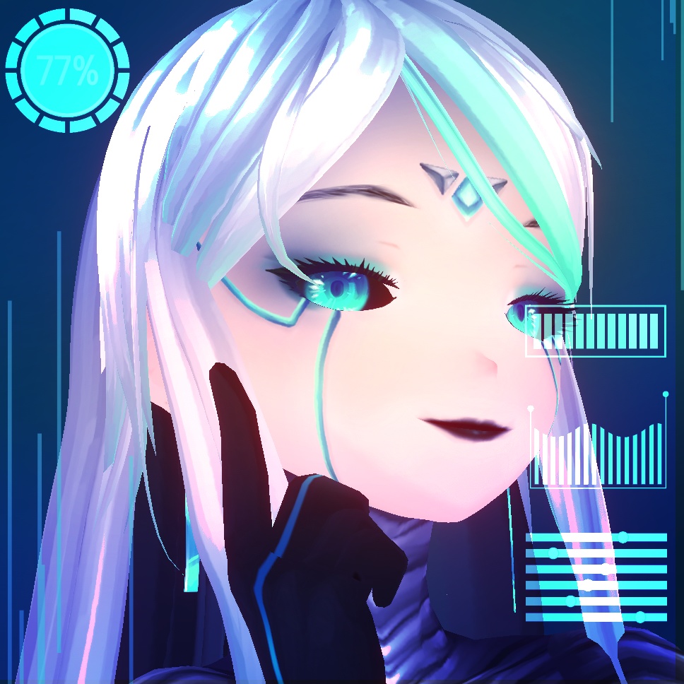 [ VROID ] Face Wiring 11 COLORS! | フェイス配線11色！