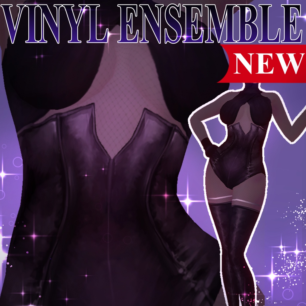 [ VROID ] Vinyl Ensemble ! Bunny Suit! | ビニールアンサンブル！バニースーツ！