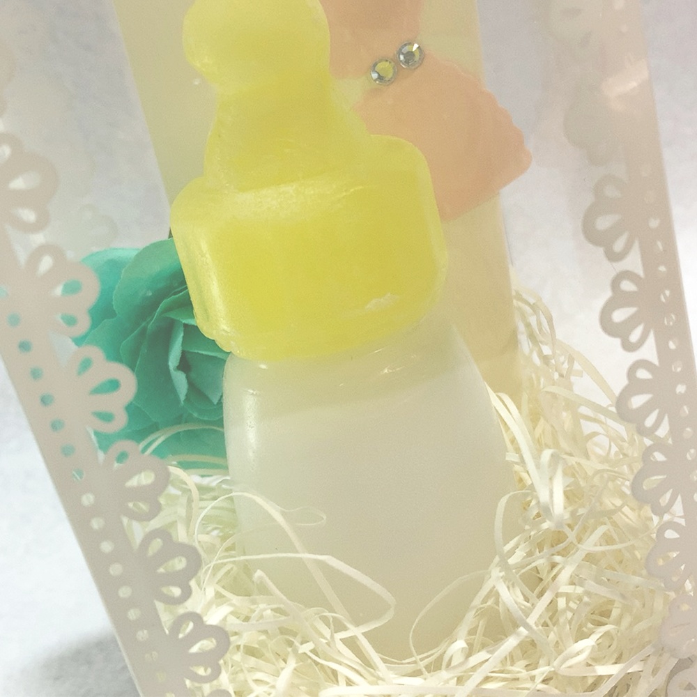 依頼停止中【obi/おび】おびの特製みるくの香り ハンドメイド哺乳瓶型アロマキャンドル【4周年記念制作】【受注生産/手作り】