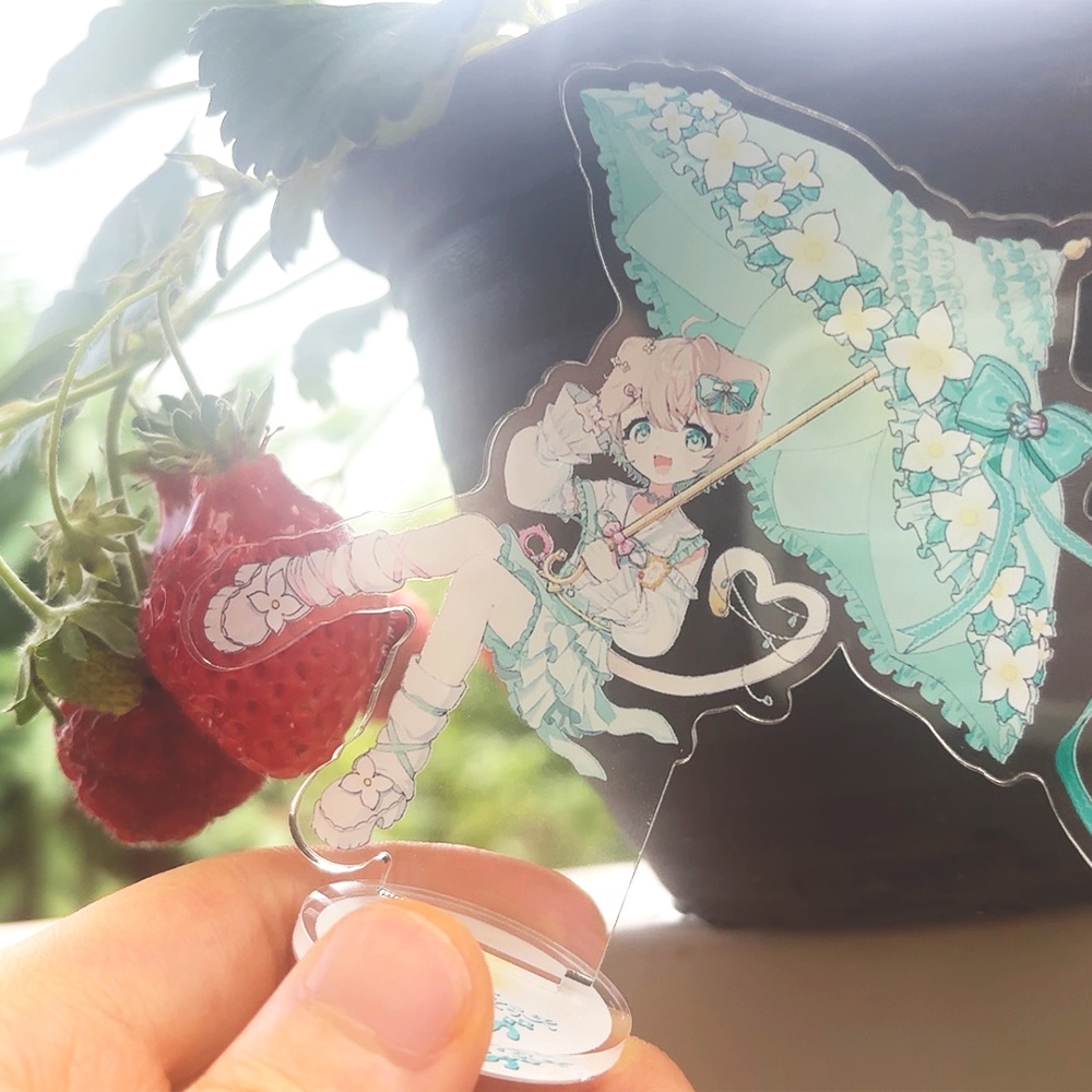 【6周年記念】アクリルフィギュアスタンド&吊りさげキーホルダーの豪華2点ハッピーセット🌼【おび/obi】