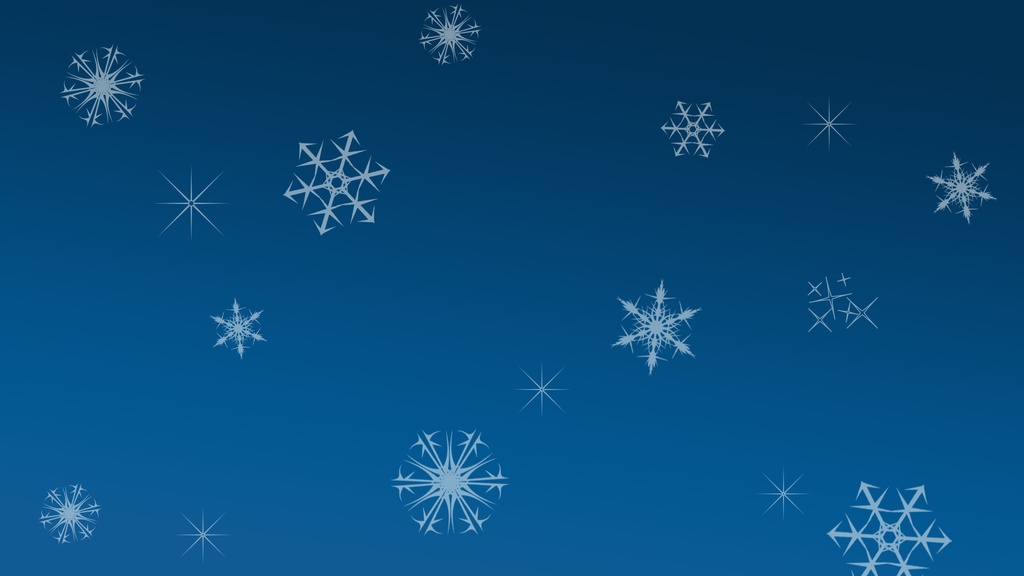 クリスマス配信向け画像 オーバーレイ