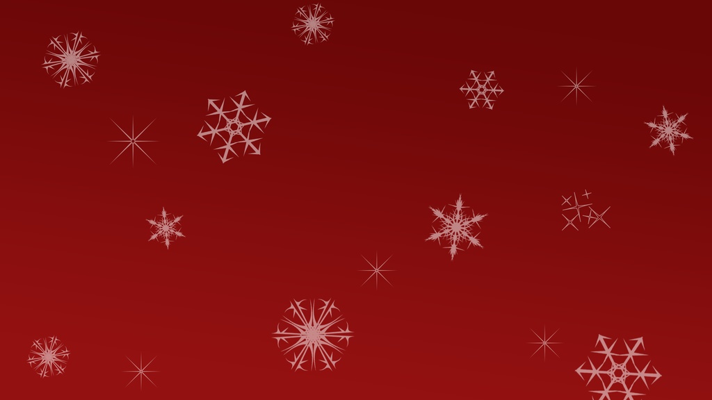 クリスマス配信向け画像 オーバーレイ