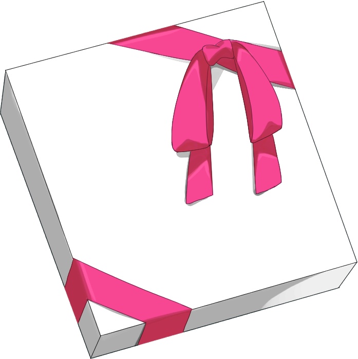 【約850ファイル】誰でもバレンタインチョコ / プレゼント箱 イラストセット