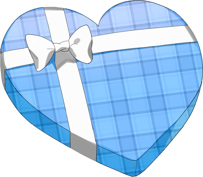 【約850ファイル】誰でもバレンタインチョコ / プレゼント箱 イラストセット