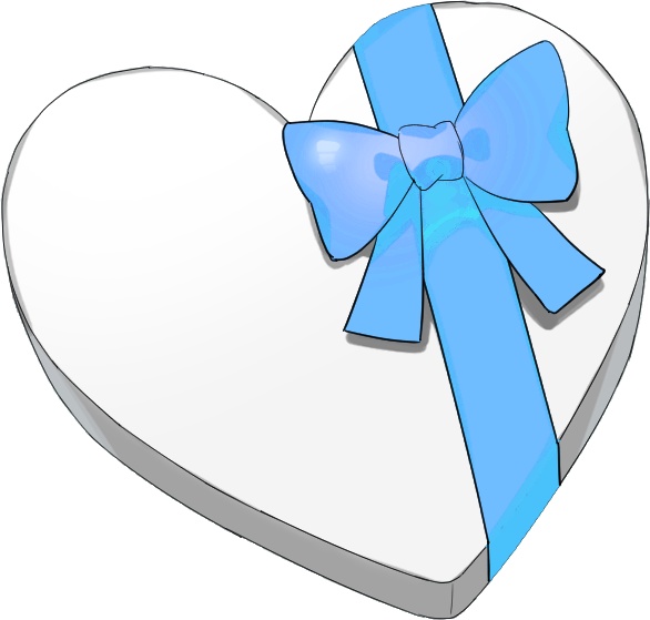 【約850ファイル】誰でもバレンタインチョコ / プレゼント箱 イラストセット