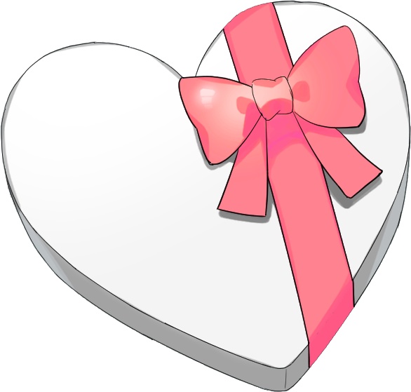 【約850ファイル】誰でもバレンタインチョコ / プレゼント箱 イラストセット