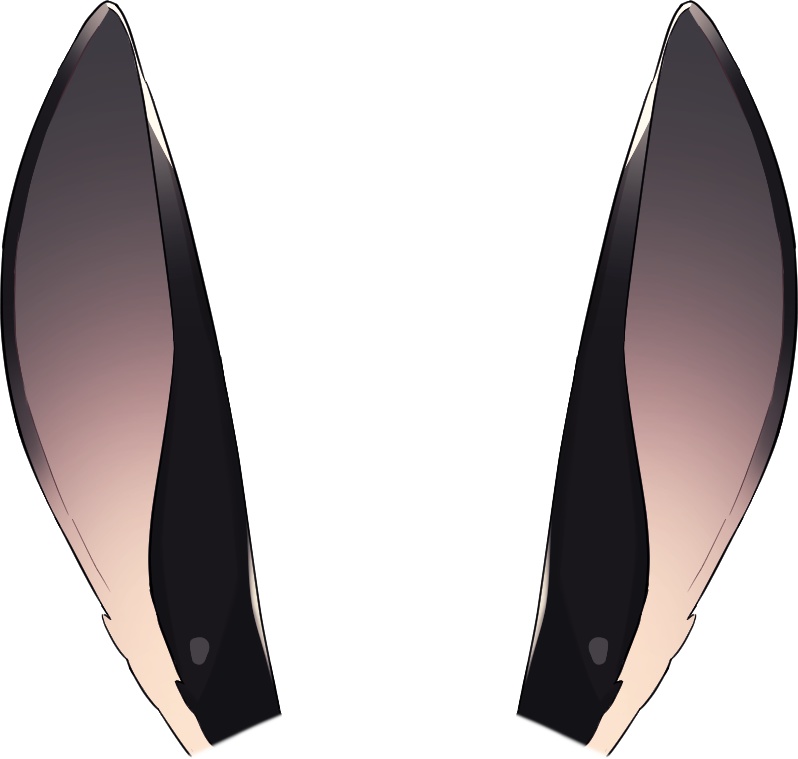 【無料・フリー】誰でもうさ耳イラストセット【PSDファイル有】