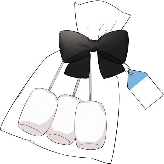 【フリー】誰でもホワイトデー素材 / お菓子・お手々イラストセット