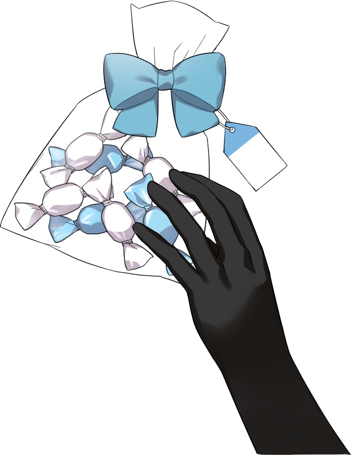 【フリー】誰でもホワイトデー素材 / お菓子・お手々イラストセット