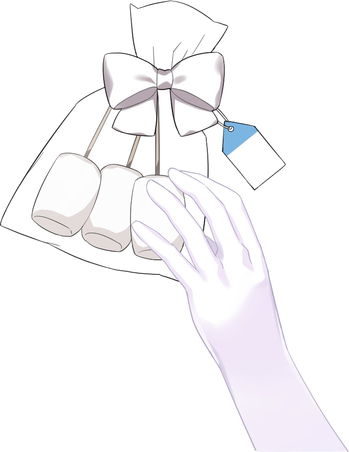 【フリー】誰でもホワイトデー素材 / お菓子・お手々イラストセット