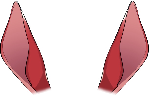 【無料・フリー】誰でもウマ耳イラストセット【PSDファイル有】