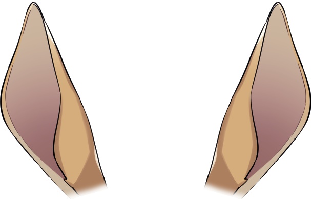 【無料・フリー】誰でもウマ耳イラストセット【PSDファイル有】