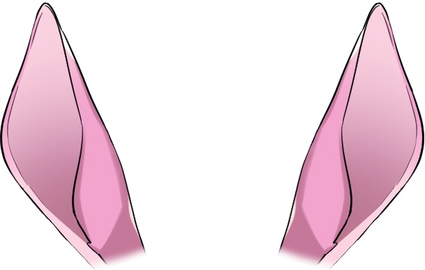 【無料・フリー】誰でもウマ耳イラストセット【PSDファイル有】