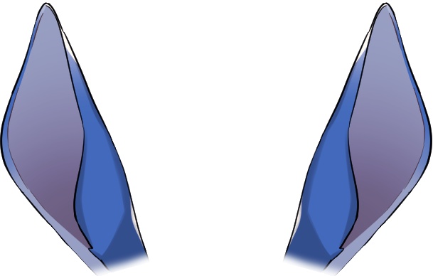 【無料・フリー】誰でもウマ耳イラストセット【PSDファイル有】