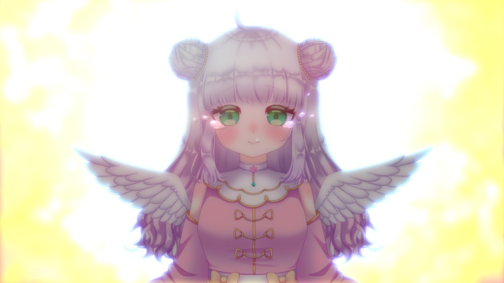 フリー素材 涙きらきらイラスト素材 Vtuber サムネイル 動画 うさねこメモリー Booth
